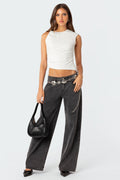 RAELYNN WASHED LOW RISE JEANS