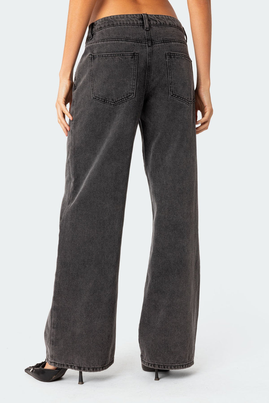 RAELYNN WASHED LOW RISE JEANS