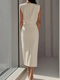 Nina | Midi Dress with Side Slit