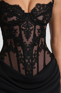 Claire Mini Dress – Black