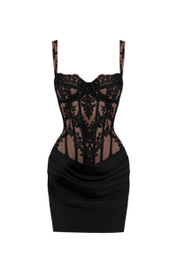 Claire Mini Dress – Black