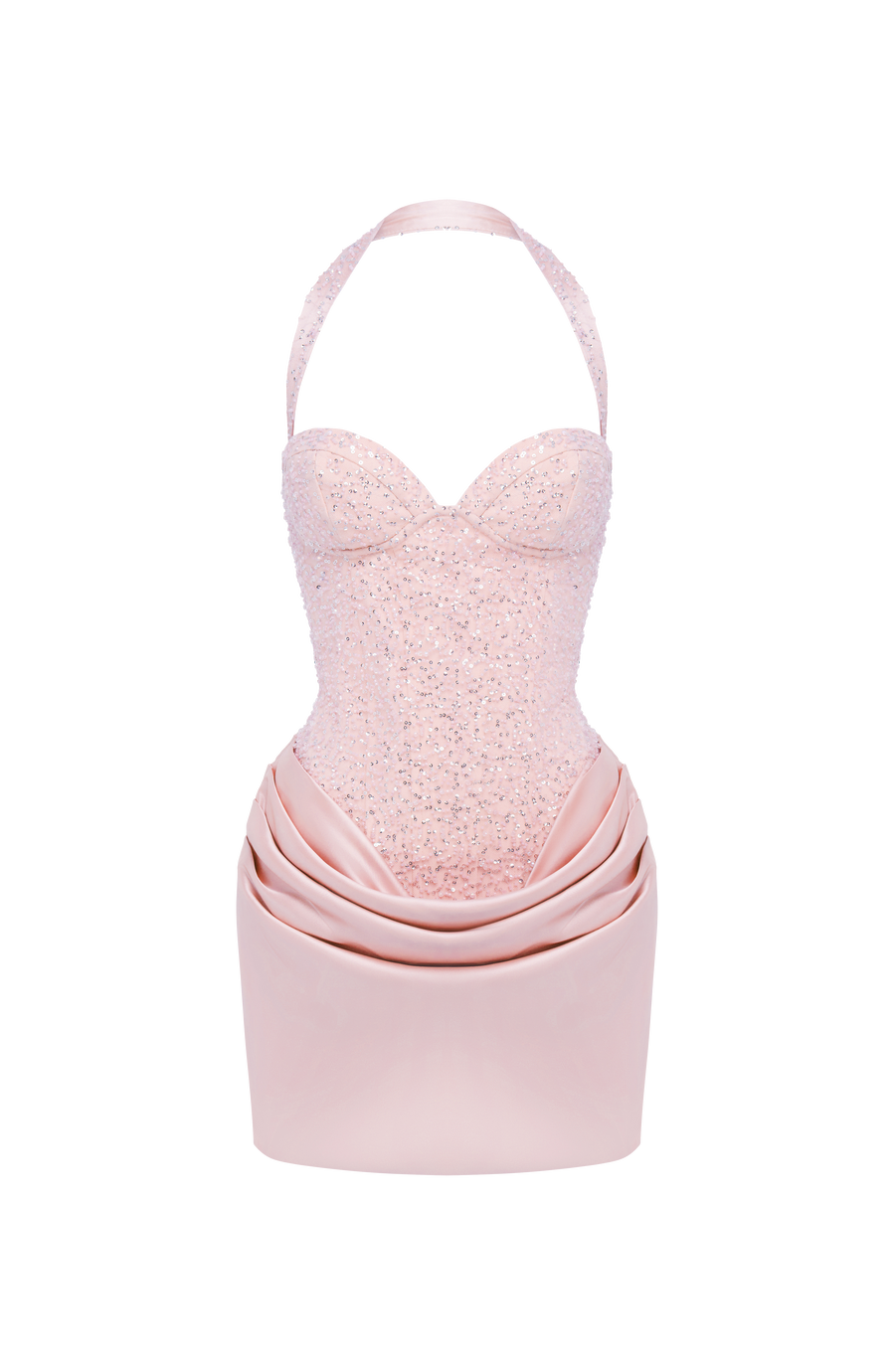 Kalani Mini Dress – Blush