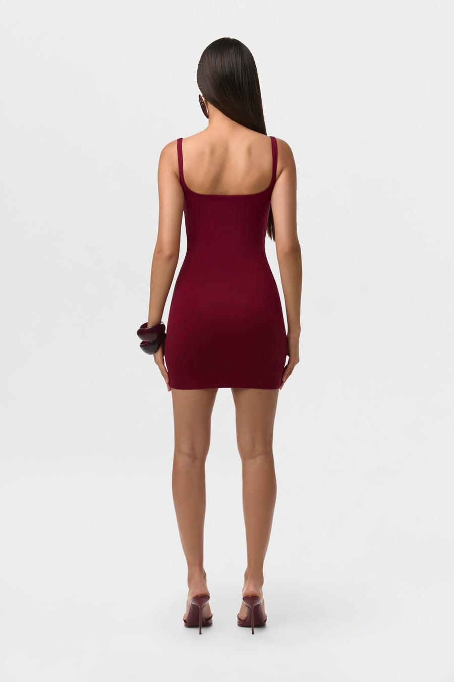 Dorothea Satin Tank Mini Dress