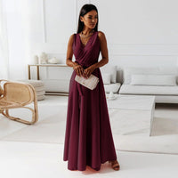 Faye | Women Wedding Guest Elegant Wrap Maxi Dress