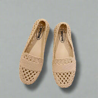 Kirsten | Women's Summer Textured Slip-On Flats