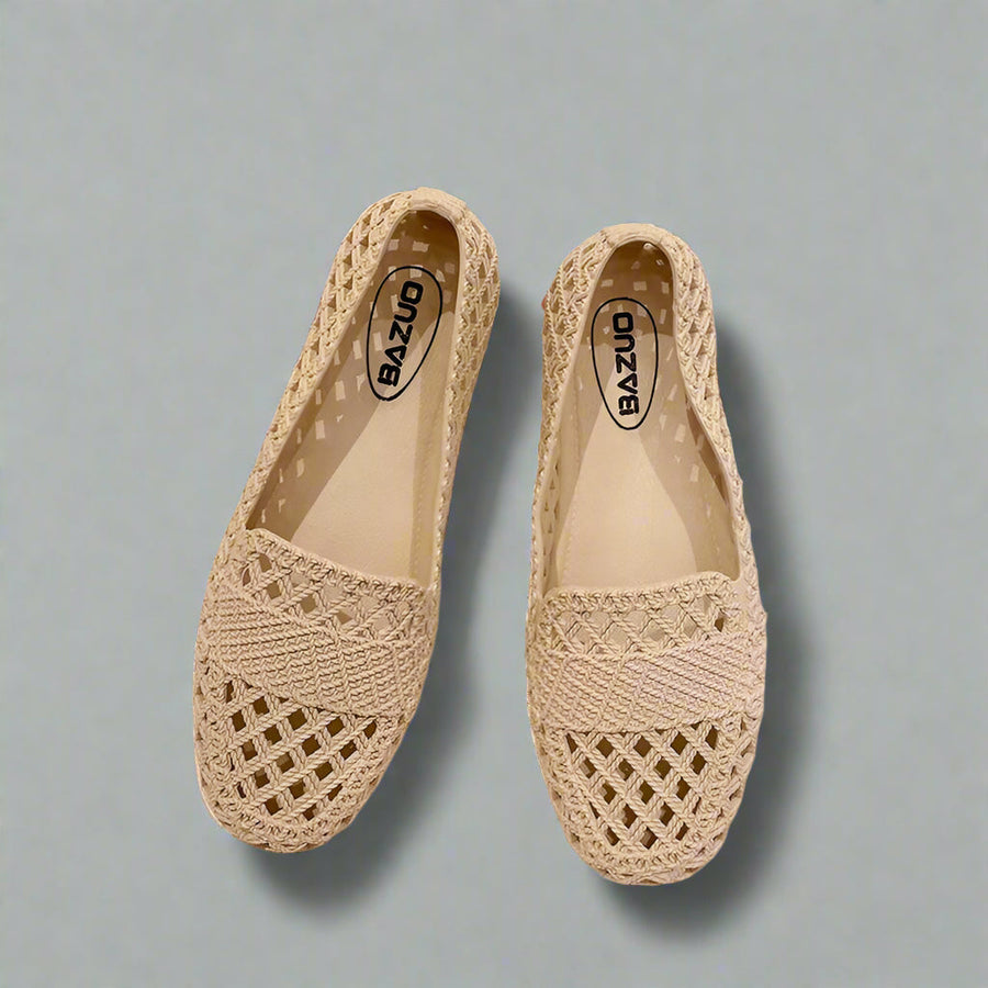 Kirsten | Women's Summer Textured Slip-On Flats