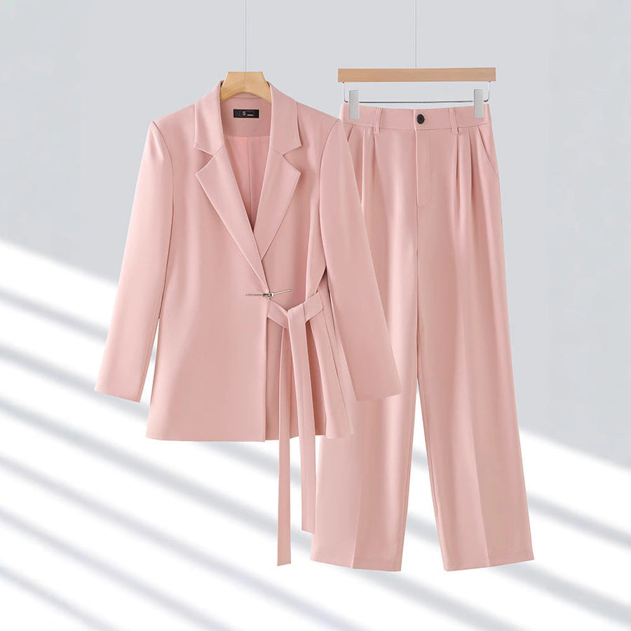 Marion | Women's Classic Double Breasted Blazer Suit Set
