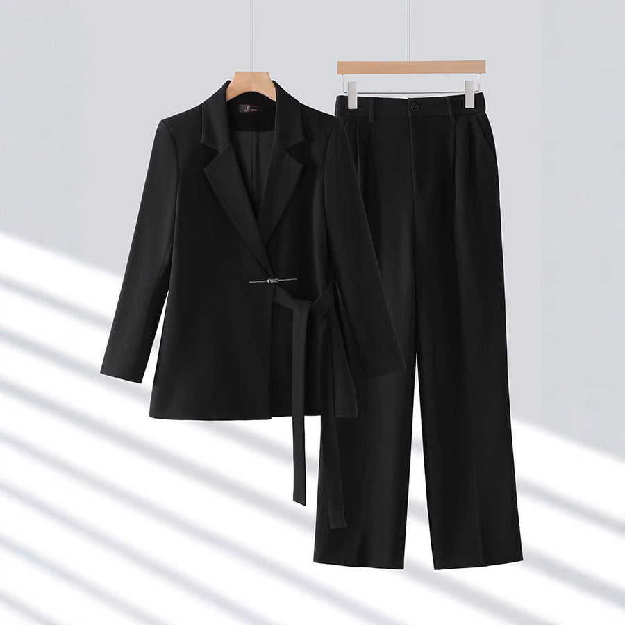 Marion | Women's Classic Double Breasted Blazer Suit Set