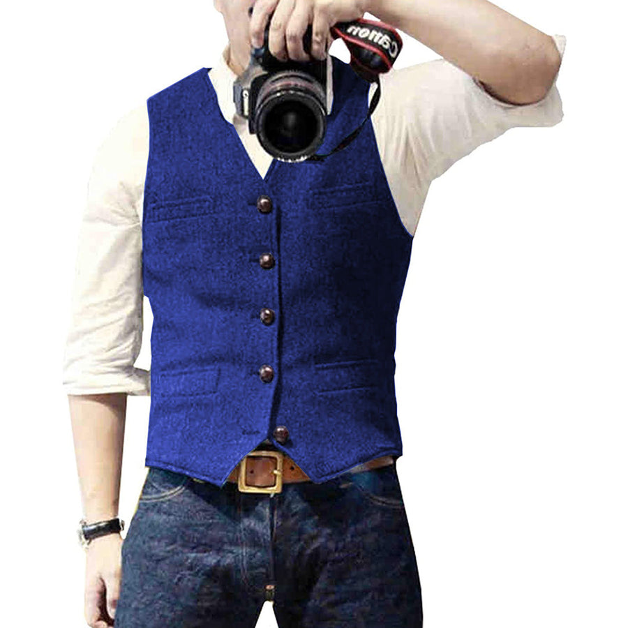 Vincent | Men's Slim Fit Tailored Vest