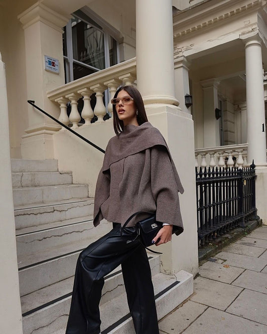 OLIVIA | SHORT CAPE COAT