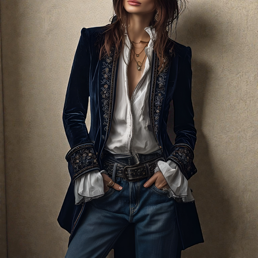 Matilda – Elegant Velvet Jacket
