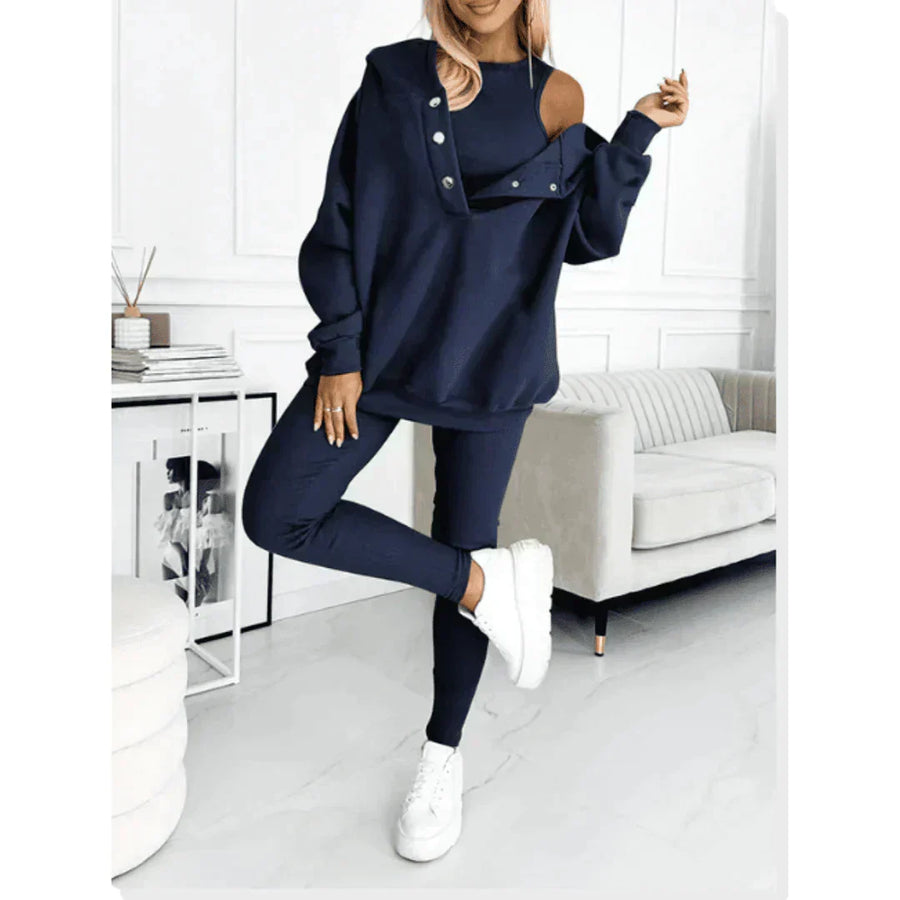 Abigail | Women's Three-Piece Casual Tracksuit Set