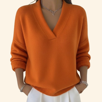 Marie | Women's V-Neck Sweater Style Top