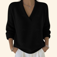 Marie | Women's V-Neck Sweater Style Top