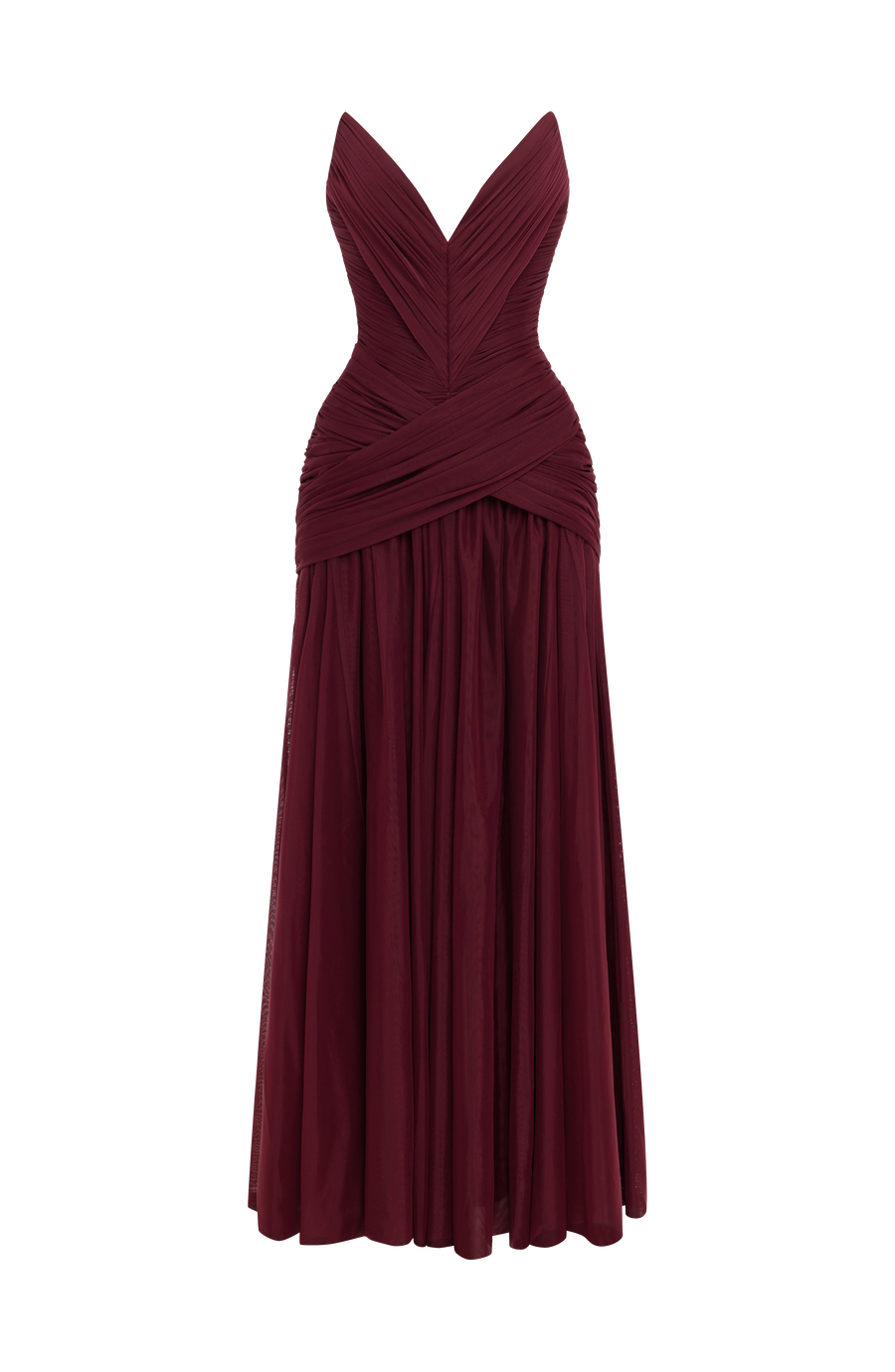 Valentina Maxi Dress - Cherry Lacquer