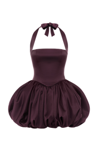 Shirley Mini Dress – Plum