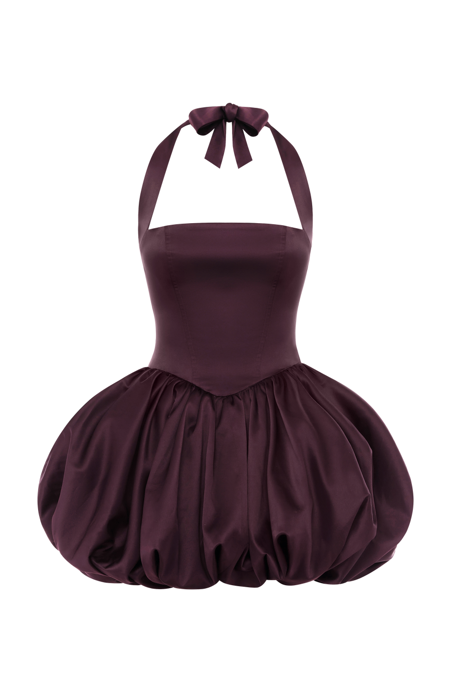 Shirley Mini Dress – Plum