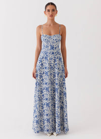 Angelina Linen Maxi Dress