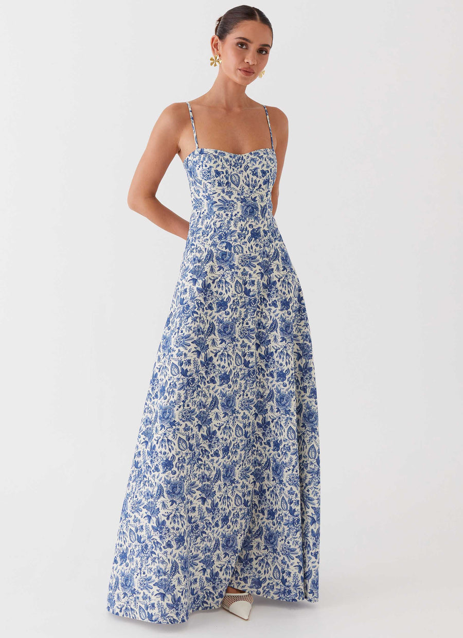 Angelina Linen Maxi Dress