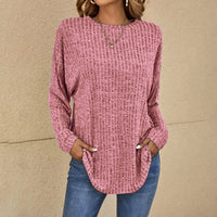 Maya | Women's Relaxed Fit Jumper Long Sleeve Crew Neck Sweater