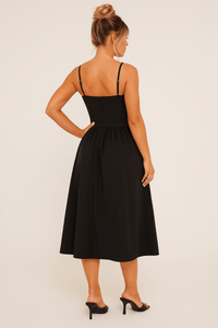 Karin | Women's Modern Sleeveless Midi Dress