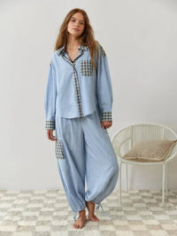 Maria | Women's Spring Plaid Two-Piece Set