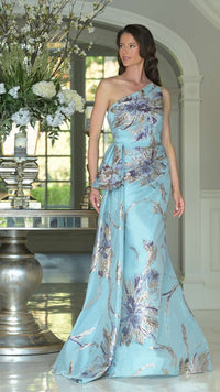 Rina Multi-Sequin Formal Gown