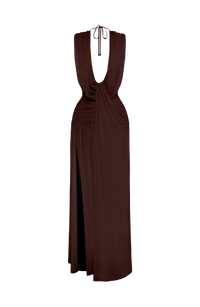 Camila Gown – Plum Brown