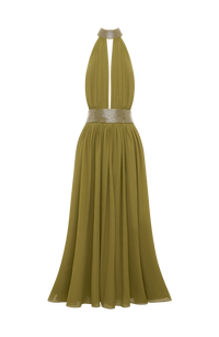 Kira Maxi Dress – Deep Olive