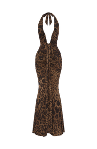 Leslie Maxi Dress – Leopard Print