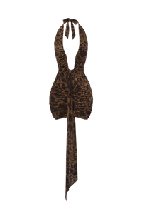 Leslie Mini Dress – Leopard Print