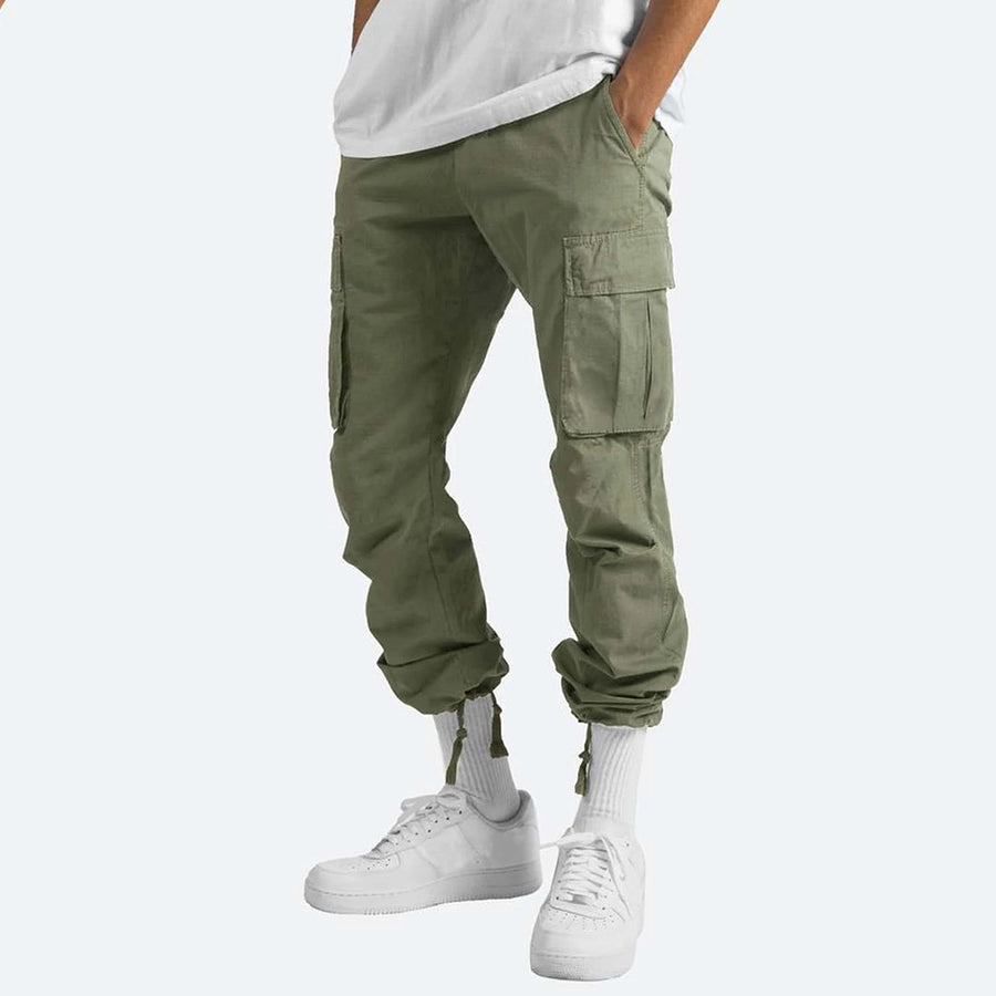 Richard | Men's Relaxed Multi Pocket Cargo Trousers
