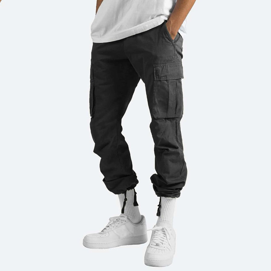 Richard | Men's Relaxed Multi Pocket Cargo Trousers