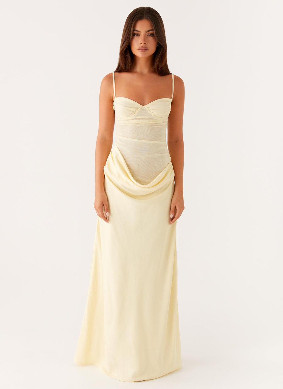 Romy Satin Maxi Dress