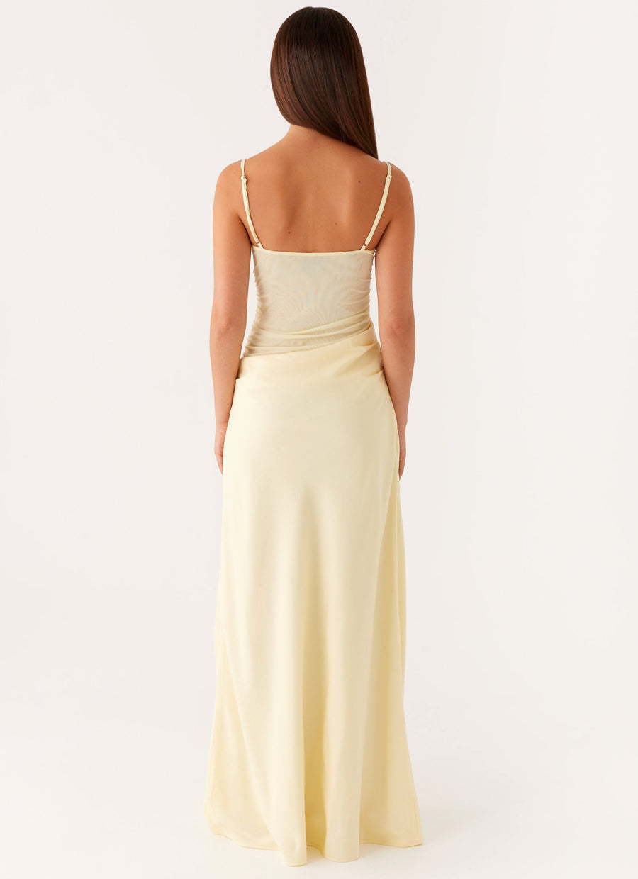 Romy Satin Maxi Dress
