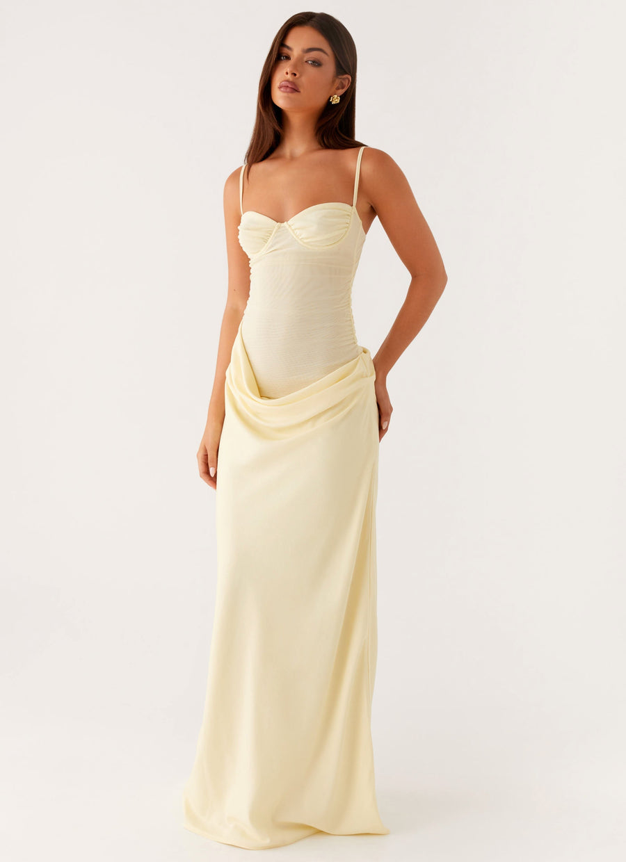 Romy Satin Maxi Dress