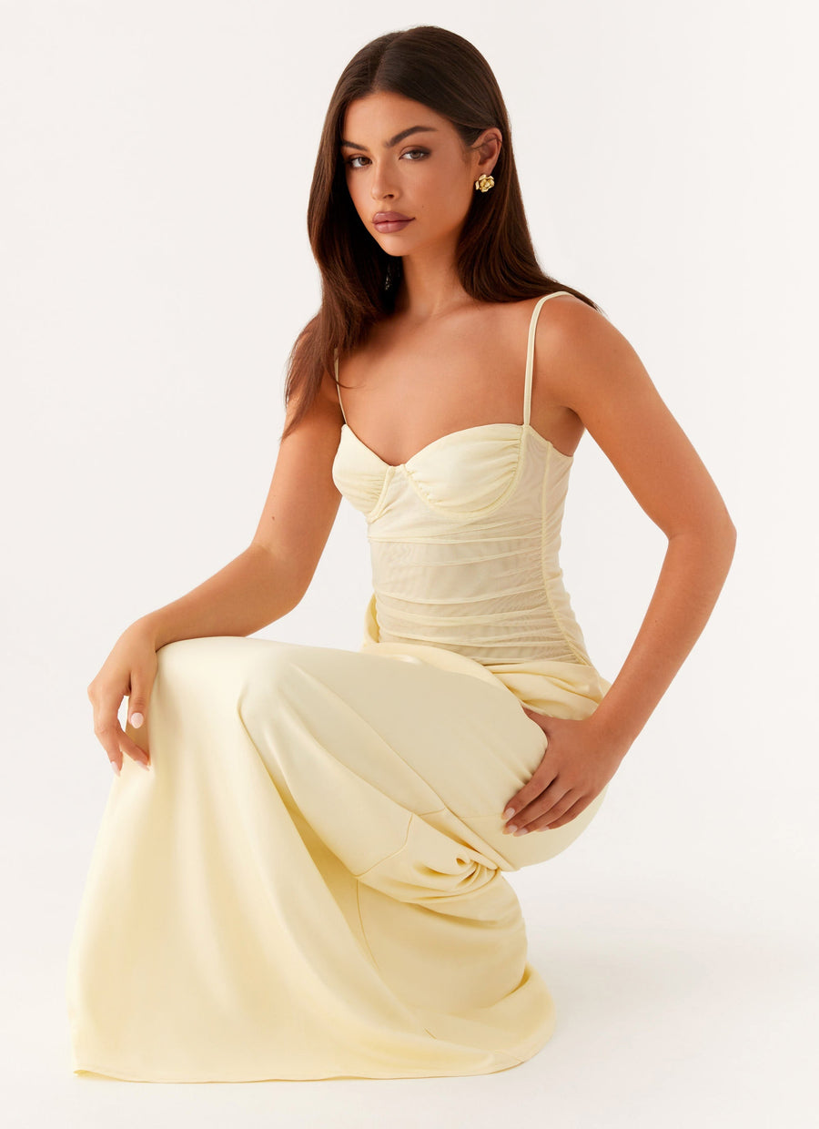Romy Satin Maxi Dress
