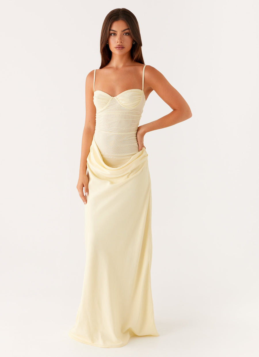 Romy Satin Maxi Dress