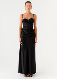 Romy Satin Maxi Dress