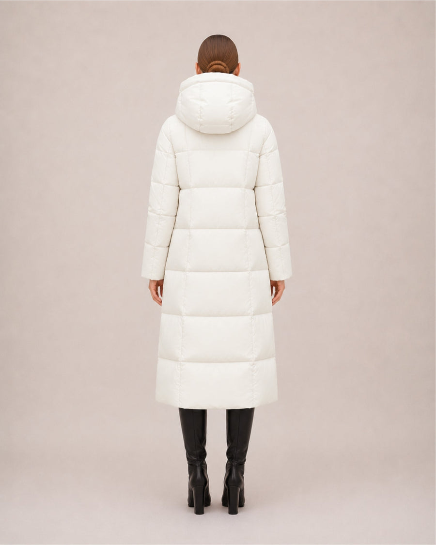 ROSALIE | LONG HOODED PUFFER COAT