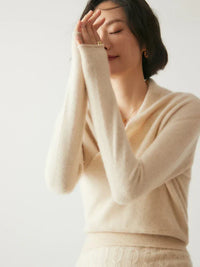 Leonie | Women's Elegant Crossover Wrap Sweater