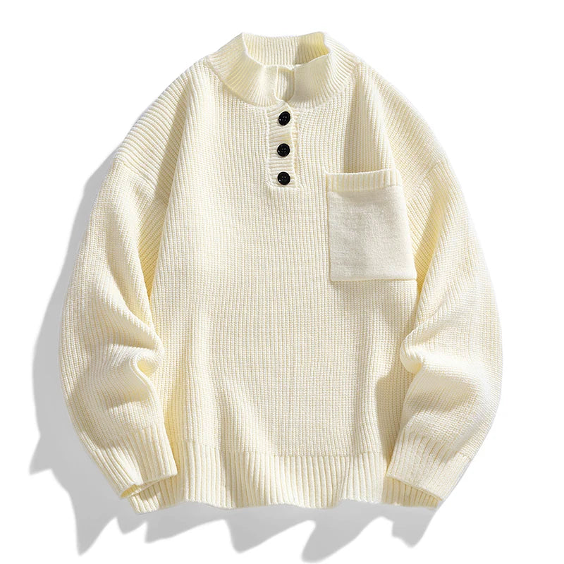 Sebastian | Men's Winter Button Knit Sweater