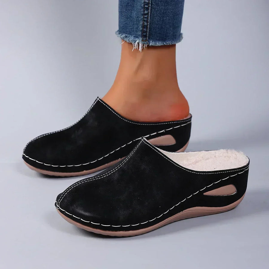 Women's Orthopedic Slippers with Arch Support and Non-Slip Sole