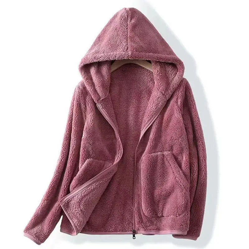 Lydia | Women's Winter Cosy Zip Hooded Jacket