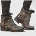 Katharina | Women's Spring Vintage Buckle Ankle Boots