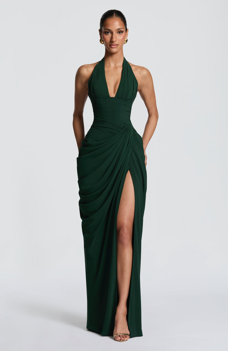 Elise Maxi Dress – Emerald
