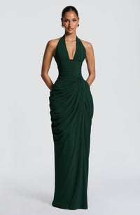Elise Maxi Dress – Emerald