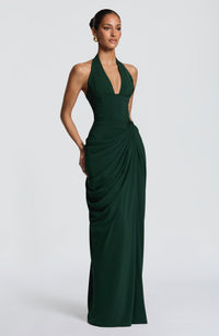 Elise Maxi Dress – Emerald