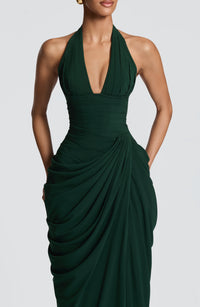 Elise Maxi Dress – Emerald