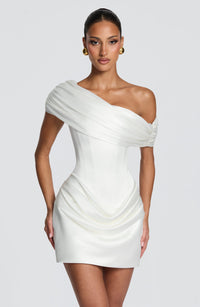 Ilse Mini Dress – Ivory